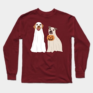 Halloween Ghost Dog Long Sleeve T-Shirt